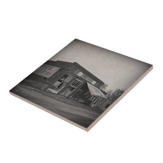 Geannuleerde diervoederwinkel tegeltje (Zijkant)