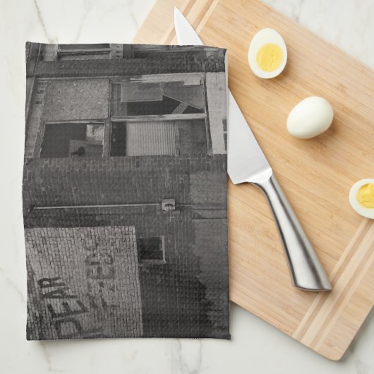 Geannuleerde diervoederwinkel theedoek (Quarter Fold)