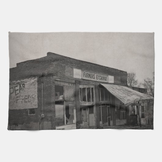 Geannuleerde diervoederwinkel theedoek (Horizontaal)