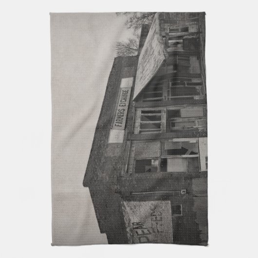 Geannuleerde diervoederwinkel theedoek (Verticaal)