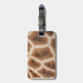 Geannuleerde Giraffe Pattern Wild Animal Print Gif Bagagelabel (Achterkant verticaal)