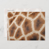 Geannuleerde Giraffe Pattern Wild Animal Print Gif Briefkaart (Voorkant / Achterkant)