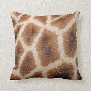 Geannuleerde Giraffe Pattern Wild Animal Print Gif Kussen