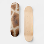 Geannuleerde Giraffe Pattern Wild Animal Print Gif Skateboard (Voorkant)
