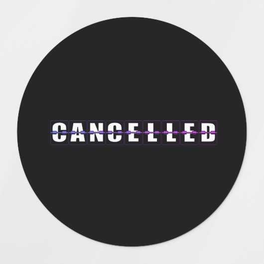 Geannuleerde labels (Design 2)