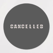 Geannuleerde labels (Design 1)