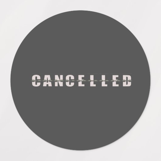 Geannuleerde labels (Design 1)