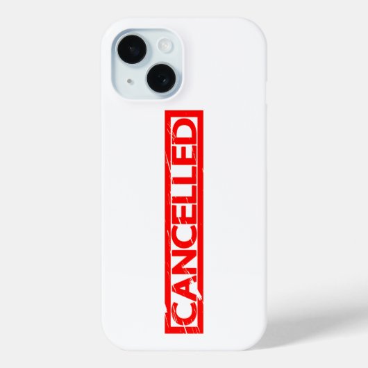 Geannuleerde postzegel Case-Mate iPhone case (Achterkant)
