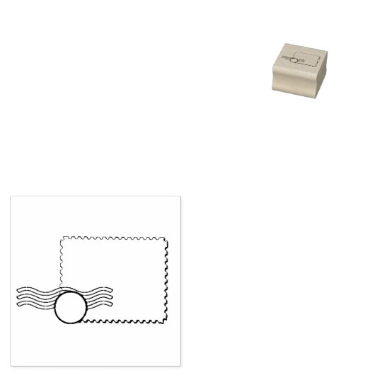 Geannuleerde postzegel Rubber Art Stamp Rubberstempel (Gestempeld)