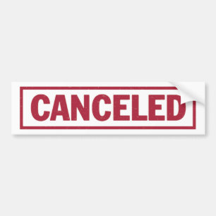 GEANNULEERDE Sticker
