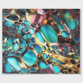 Geanodiseerd Metaalkunst Verpakkend Document Cadeaupapier (Vlak)