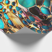 Geanodiseerd Metaalkunst Verpakkend Document Cadeaupapier (Hoek)