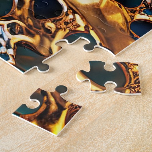 Geanodiseerd Metalen Kunst Puzzel (Zijkant)