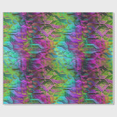 Geanodiseerd Regenboog Titanium Circuit: Cadeaupapier (Vlak)