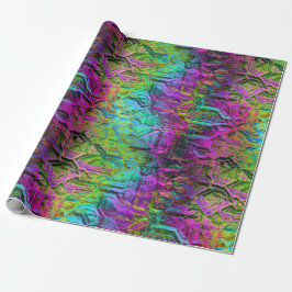 Geanodiseerd Regenboog Titanium Circuit: Cadeaupapier