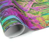 Geanodiseerd Regenboog Titanium Circuit: Cadeaupapier (Rol Hoek)
