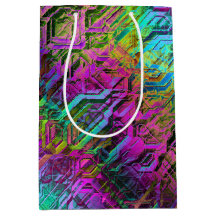 Geanodiseerd Regenboog Titanium Circuit: