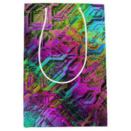 Geanodiseerd Regenboog Titanium Circuit: Medium Cadeauzakje