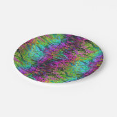 Geanodiseerd Regenboog Titanium Circuit: Papieren Bordje (Gekanteld)