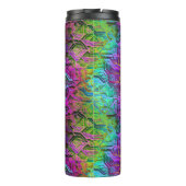 Geanodiseerd Regenboog Titanium Circuit: Thermosbeker (Achterkant)