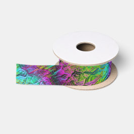 geanodiseerd regenboog titanium : satijnen lint