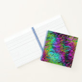 Geanodiseerd regenboogtitanium: notitieboek (Binnen)