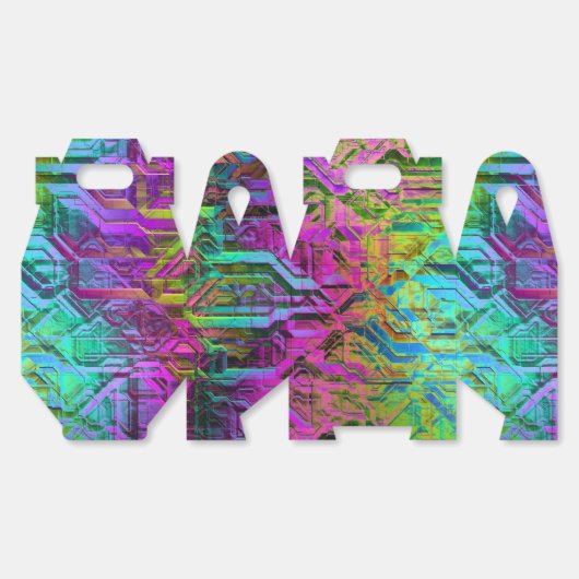 Geanodiseerd titanium: bedankdoosjes (Ongevouwen)