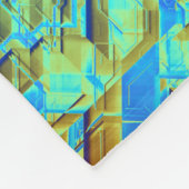 Geanodiseerd titanium: fleece deken (Hoek)