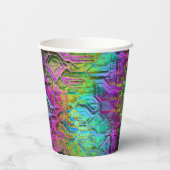 Geanodiseerd titanium: papieren bekers (Achterkant)