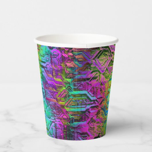 Geanodiseerd titanium: papieren bekers (Rechts)