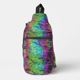 Geanodiseerd titanium: sling bag