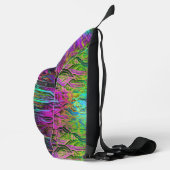 Geanodiseerd titanium: sling bag (Rechts)