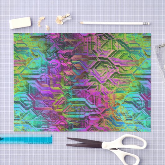 Geanodiseerd titanium: tissuepapier (Craft)