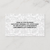 Gear Auto Logo | Patroon voor auto-onderdelen Visitekaartje (Achterkant)