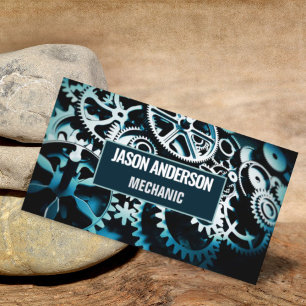 Gear Auto reparatie Automotive Mechanic Industriee Visitekaartje