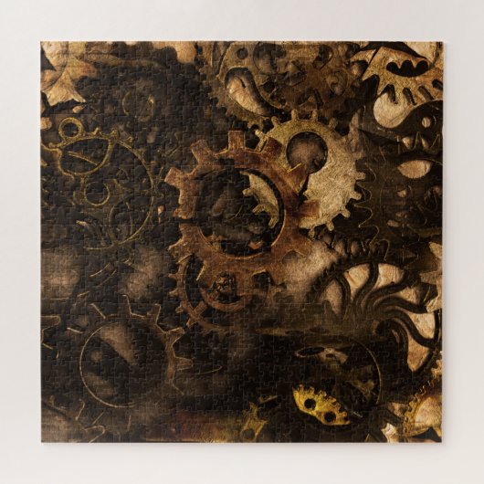 Gear Changer - Steampunk Gears & Cogs Legpuzzel (Horizontaal)