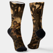 Gear Changer - Steampunk Gears & Cogs Socks Sokken (Gebogen)