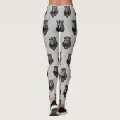 Gear Driven Giant: The Steampunk Hippo Leggings (Achterkant)