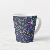 Gear Flower / Zahnradblume Latte Mok (Rechterhoek)