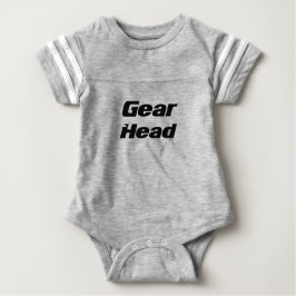 Gear Head onsie voor baby.