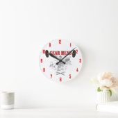 GEAR HEAD RONDE KLOK (Huis)
