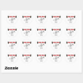 GEAR HEAD RONDE STICKER (Vel)
