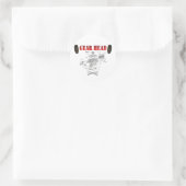 GEAR HEAD RONDE STICKER (Tas)