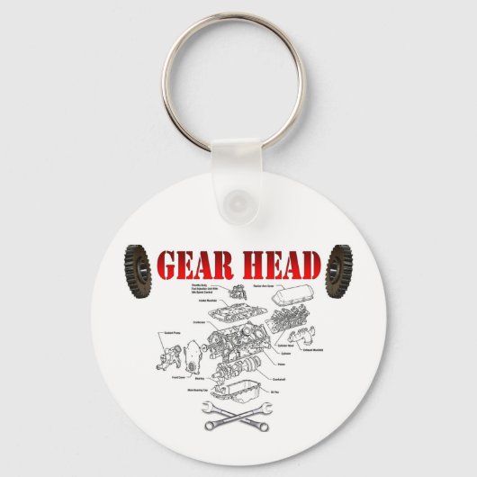 GEAR HEAD SLEUTELHANGER (Voorkant)