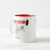GEAR HEAD TWEEKLEURIGE KOFFIEMOK (Voorkant links)