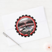 Gear in Adventure-ondersteuning 3 inch sticker (Envelop)