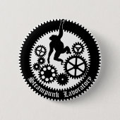 gear monkey 2 ronde button 5,7 cm (Voorkant)