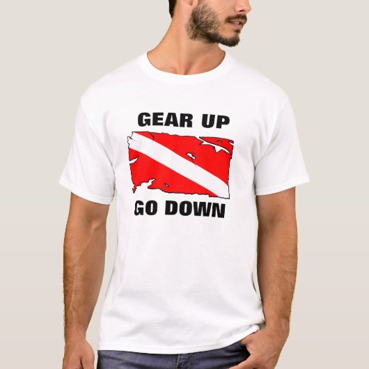 GEAR OMHOOG DOEN T-SHIRT (Voorkant)
