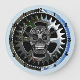 Gear Rider Chopper Skull Grote Klok