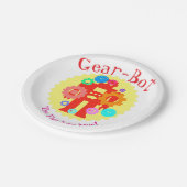 Gear Robot Papieren Bordje (Gekanteld)